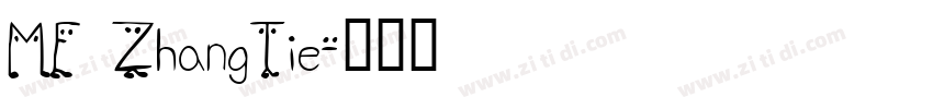 MF ZhangTie字体转换